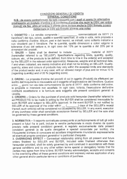 Modello contratto vendita internazionale