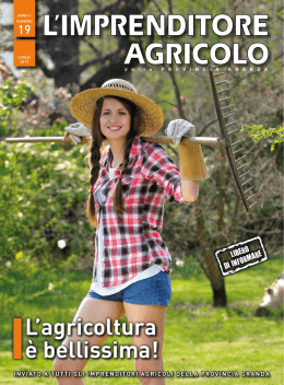 L`agricoltura &egrave; bellissima!