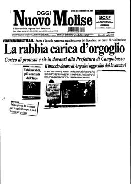Nuovo olise - Azienda Sanitaria Regionale del Molise