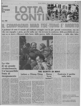 La vita di un grande rivoluzionario. U n