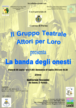 Auditorium Toscanini Comune di Parma