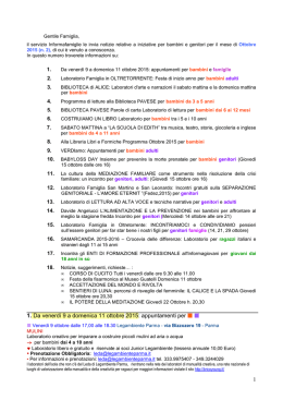 Informafamiglie OTTOBRE 2015 n.2