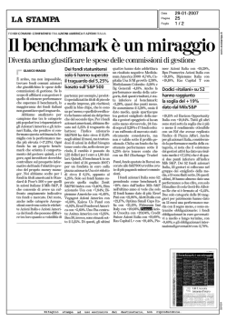 LA STAMPA - Pioneer Investments