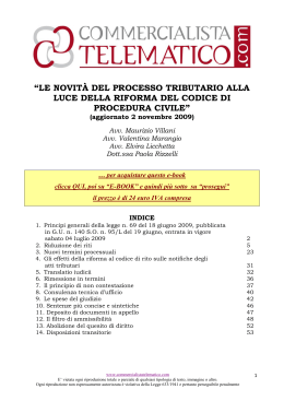 presentazione dell`e-book - Studio Legale Tributario Avv. Maurizio