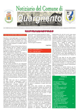 Notiziario_2005_3 - Comune di Quargnento