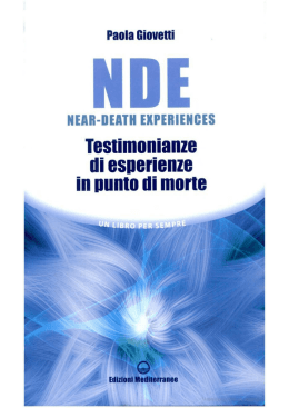 Paola Giovetti - NDE Testimonianze in Punto di Morte