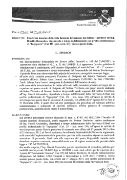 Scarica Allegato - Comune di Molfetta