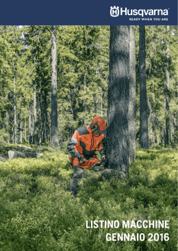 Listino Macchine Husqvarna Italia
