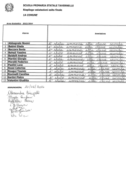 SCUOLA PRIMARIA STATALE TAVERNELLE