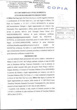LEGALE -` .` A ALBA FA - Comune di Toscolano Maderno