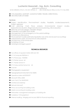 Lucherini Associati - Ing. Arch. Consulting