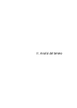 II. Analisi del terreno - Regione Campania Assessorato Agricoltura