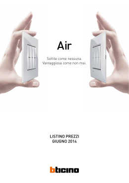 LISTINO PREZZI GIUGNO 2014