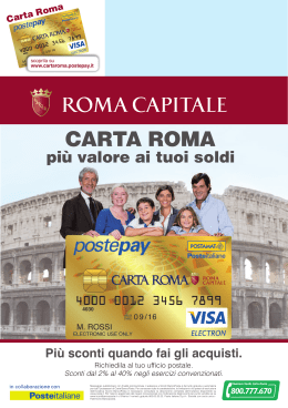 Carta roma - Muoversi a Roma
