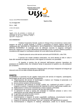 CIG 04890844E1 Codesta Cooperativa Sociale, qualora lo