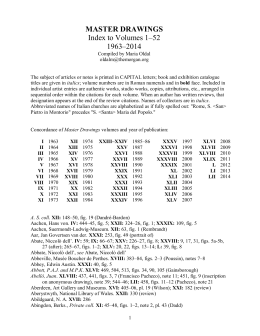 Publication Index