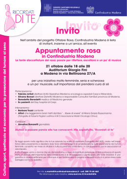 Invito - Confindustria Modena