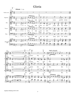 Mass for Megan &ndash; Gloria