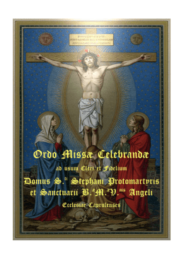 Ordo Miss&aelig; Celebrand&aelig;