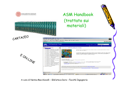 ASM Handbook (trattato sui materiali)