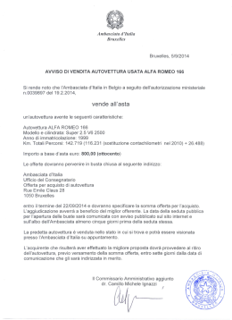 Scarica l`avviso in italiano