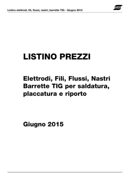 Scarica Listino Esab