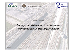 Esperienze in ambito ferroviario