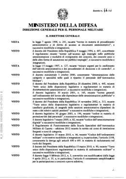 MINISTERO DELLA DIFESA