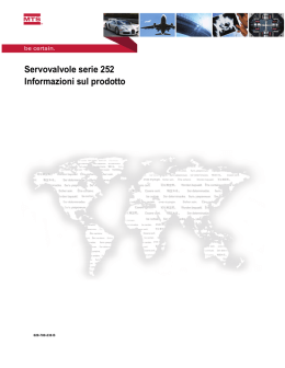 Servovalvole serie 252 Informazioni sul prodotto