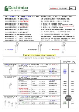 microtubi (pcr) 0,2 singoli