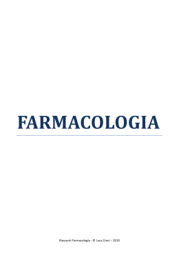 FARMACOLOGIA - Appuntimedicina.it