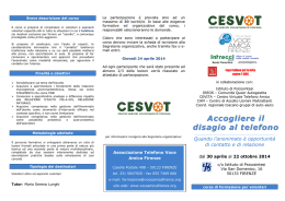 Scarica il Volantino e la scheda di iscrizione