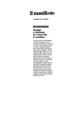 IL MANIFESTO (10 novembre)