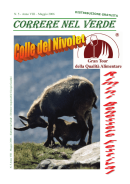 Maggio 2006 - Correre nel verde
