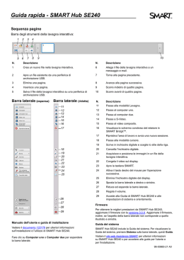 Guida rapida - SMART Hub SE240
