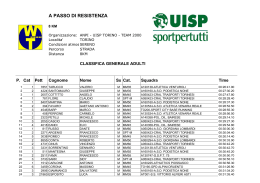 A PASSO DI RESISTENZA - Atletica Val Pellice