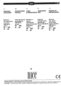 MANUALE lSTRUZIONI