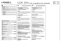 LCK_304_Ammonio_Azoto_Ammoniacale - Prosess