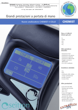 Scarica la Brochure del Seitron Chemist 400