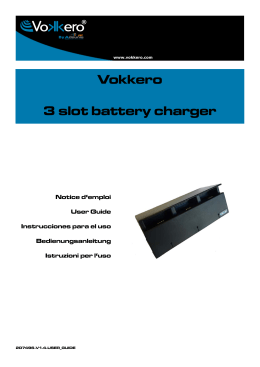 Vokkero 3 slot battery charger