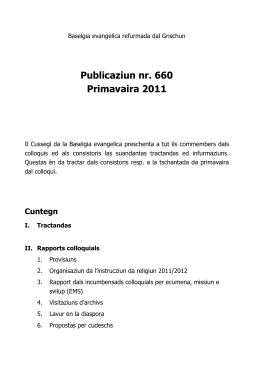 Baselgia evangelica refurmada dal Grischun