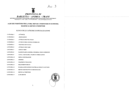 sezione ii: servizi e forniture