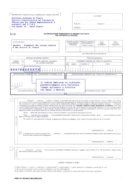 denominazione o ragione sociale e indirizzo dell`azienda creditrice i