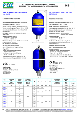 INTERNATIONAL SERIES BOTTOM REPARABLE Technical Features