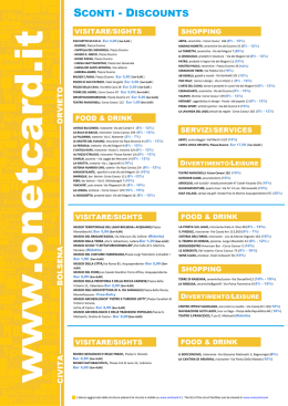 Scarica gli Sconti