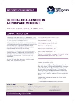 CLINICAL CHALLENGES IN AEROSPACE MEDICINE