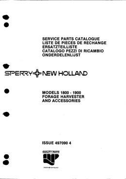 service parts catalogue liste de pieces de rechange ersatzteilliste