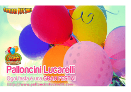 catalogo online - Palloncini Lucarelli