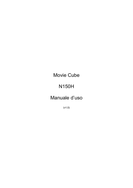 Movie Cube N150H Manuale d`uso