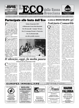 MARMI FALUBBA - Eco della Bassa Bresciana